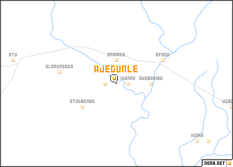 map of Ajegunle