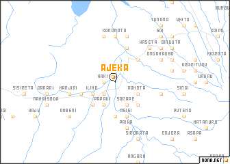 map of Ajeka