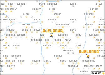 map of Ajelanwa