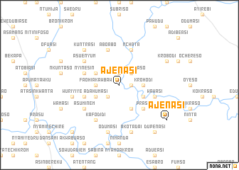 map of Ajenasi