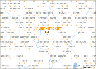 map of Ajenkotoku