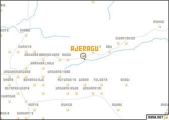 map of Ajeragu