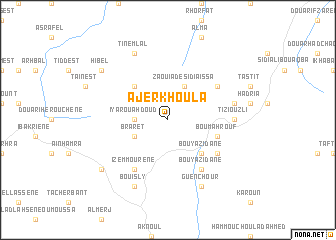 map of Ajerkhoula
