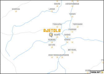 map of Ajetola