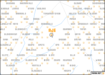 map of Aje