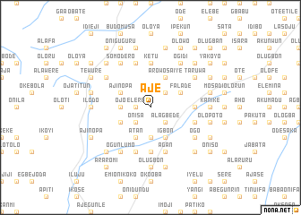 map of Aje