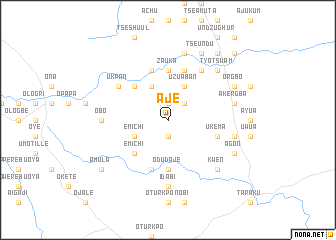 map of Aje