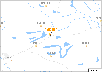 map of Ajgain