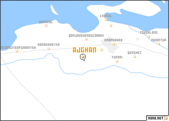 map of Ajghan