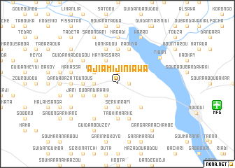 map of Ajia Mijiniawa