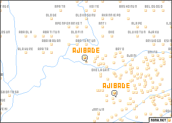 map of Ajibade