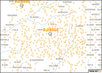 map of Ajibade