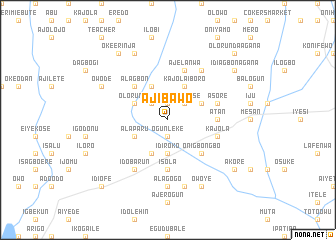 map of Ajibawo