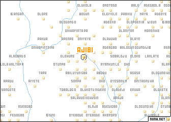 map of Ajibi