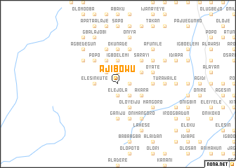 map of Ajibowu