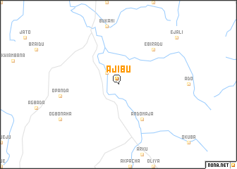 map of Ajibu