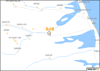 map of ‘Ajīb