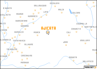 map of Ajicata