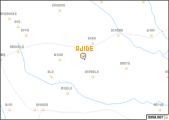 map of Ajide