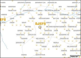 map of Ajiéfa