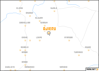 map of Ajieru