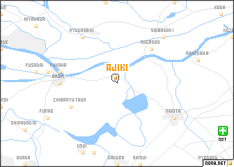 map of Ajiki