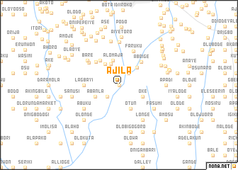 map of Ajila