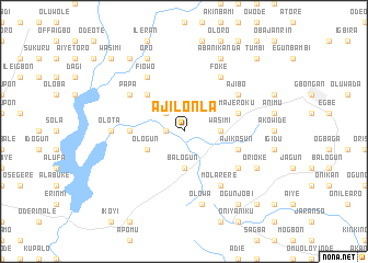 map of Ajilonla