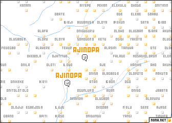 map of Ajinopa