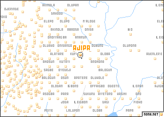 map of Ajipa