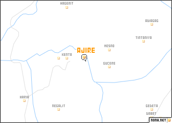 map of Ajire