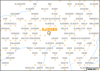 map of Ajiroba