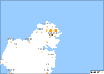 map of Ajiro