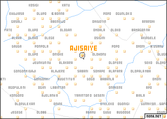 map of Ajisaiye