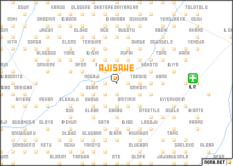 map of Ajisawe