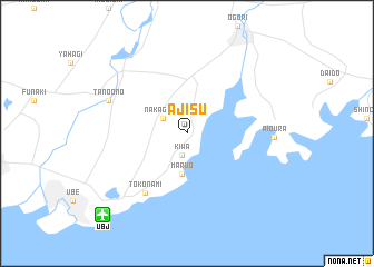 map of Ajisu