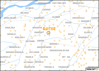 map of Ajītke