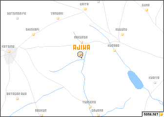 map of Ajiwa