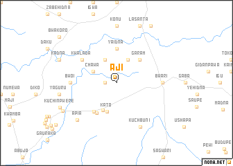 map of Aji