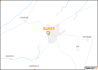 map of Ajmer