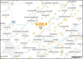 map of Ajnāla