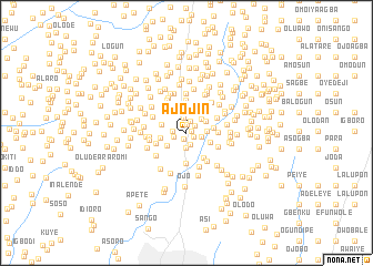 map of Ajojin