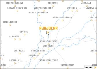 map of Ajojúcar