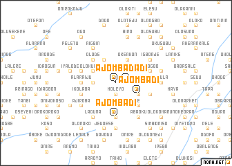 map of Ajombadi