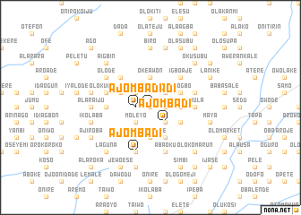 map of Ajombadi