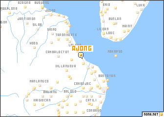 map of Ajong