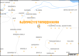 map of Ājor Pazī-ye Taraqqī Khvāh