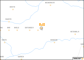 map of Ājo