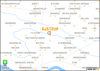 map of Ajstrup