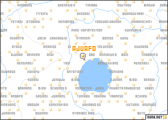 map of Ajuafo